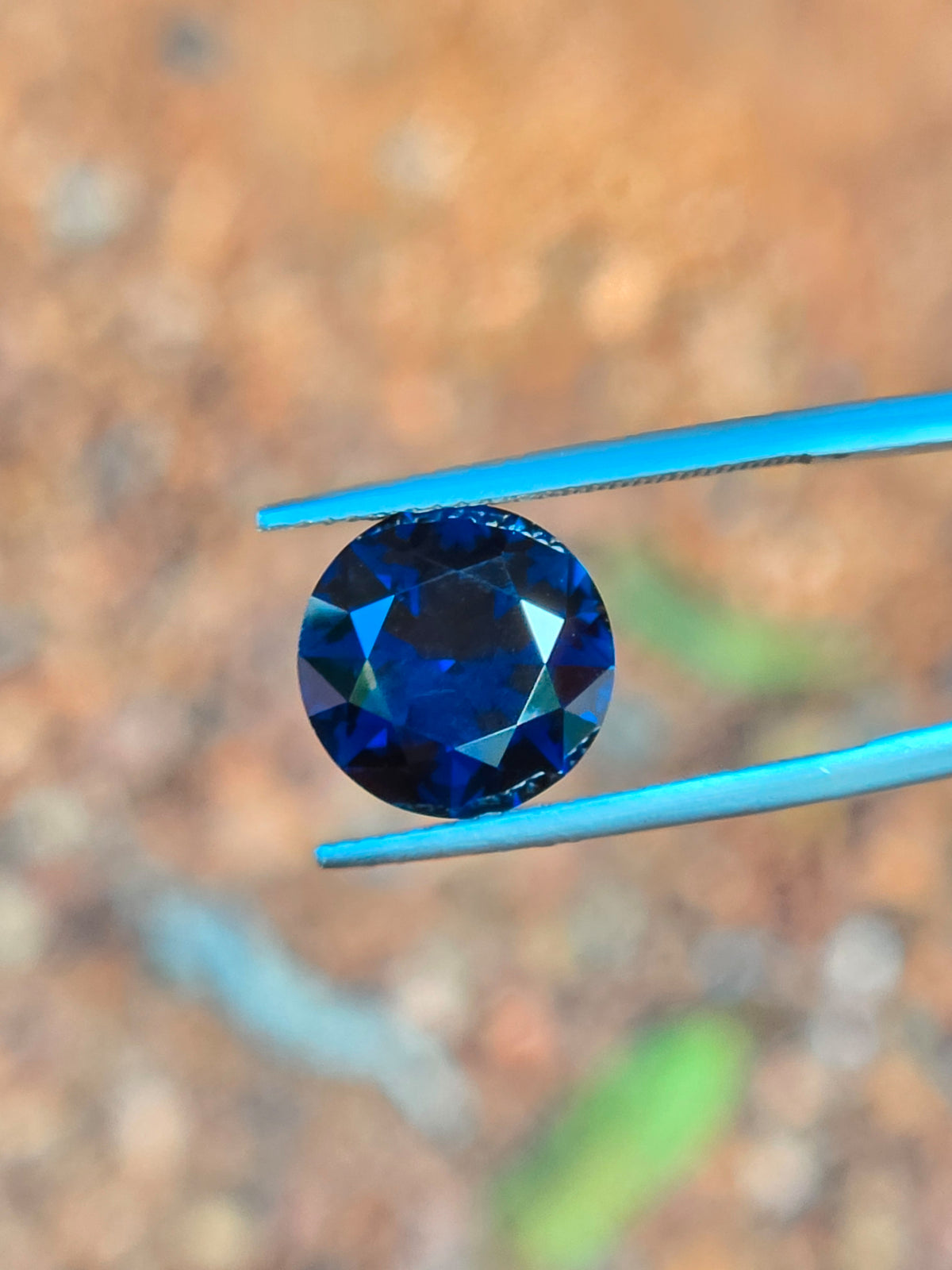 5.83ct Round Blue Sapphire