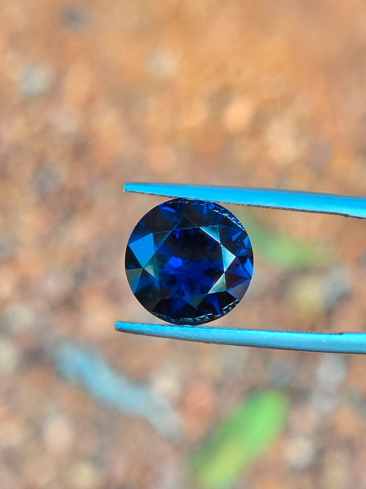 5.83ct Round Blue Sapphire