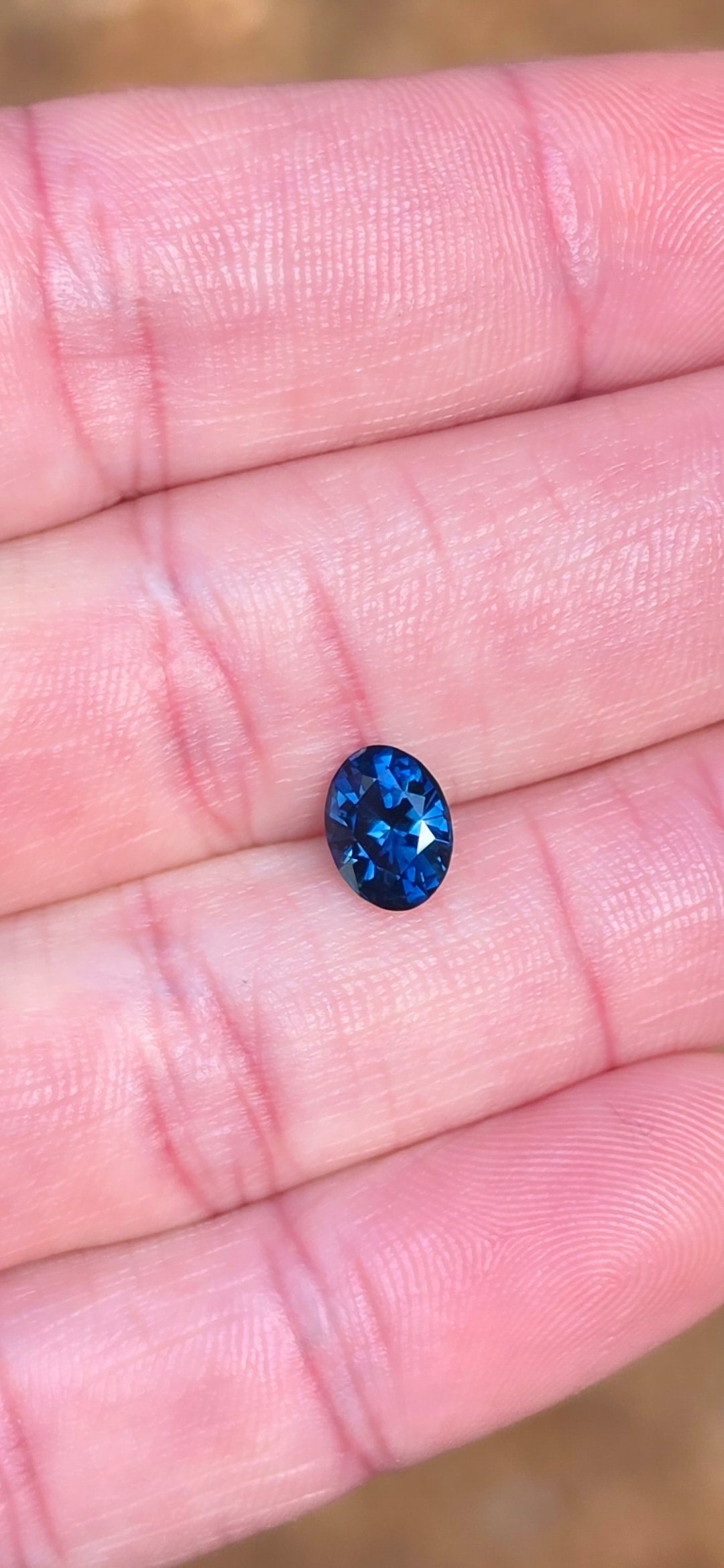 1.46ct Oval Blue Sapphire
