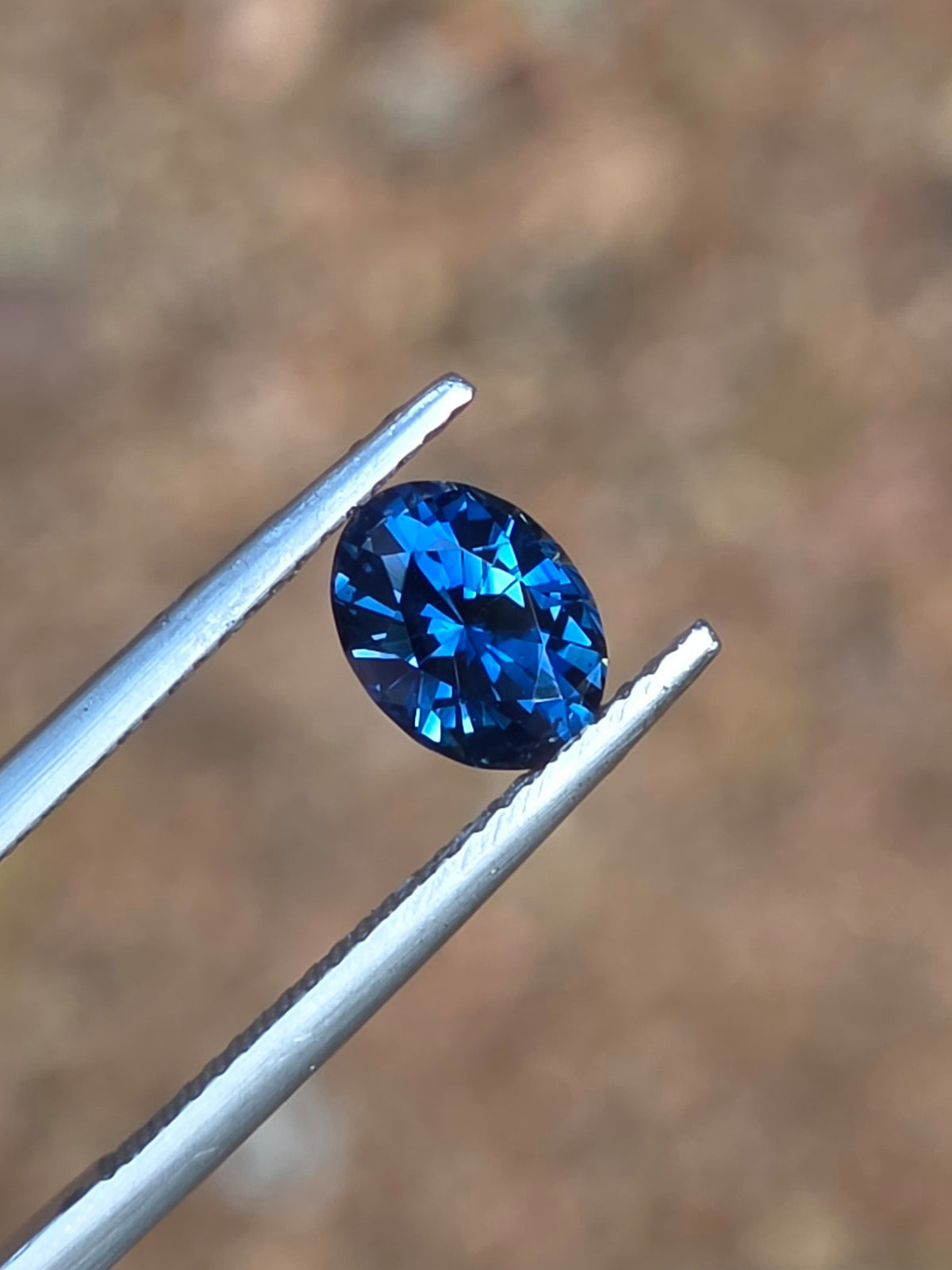 1.46ct Oval Blue Sapphire