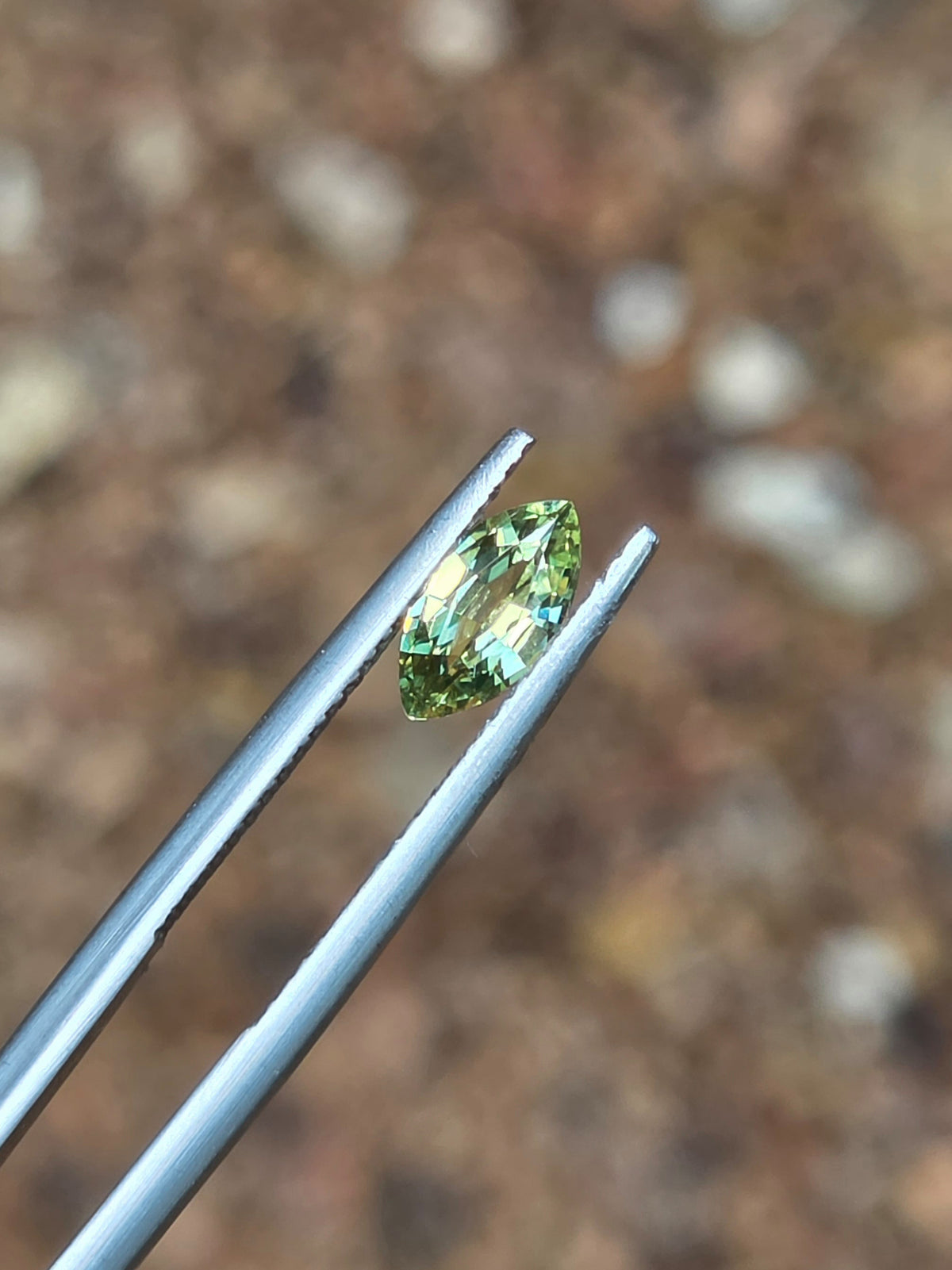 .78ct Marquise Green Parti Sapphire