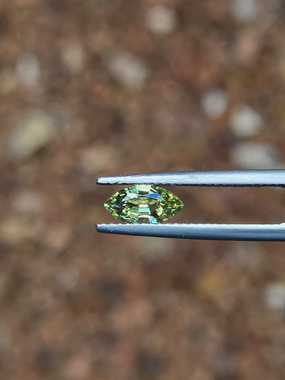 .78ct Marquise Green Parti Sapphire