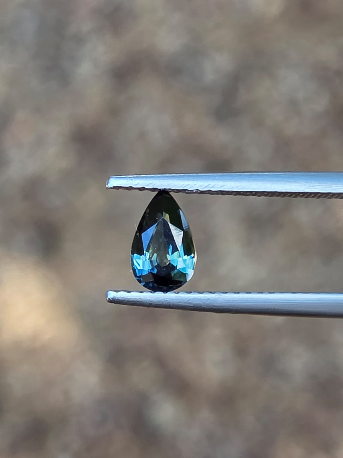 .82ct Pear Blue Parti Sapphire