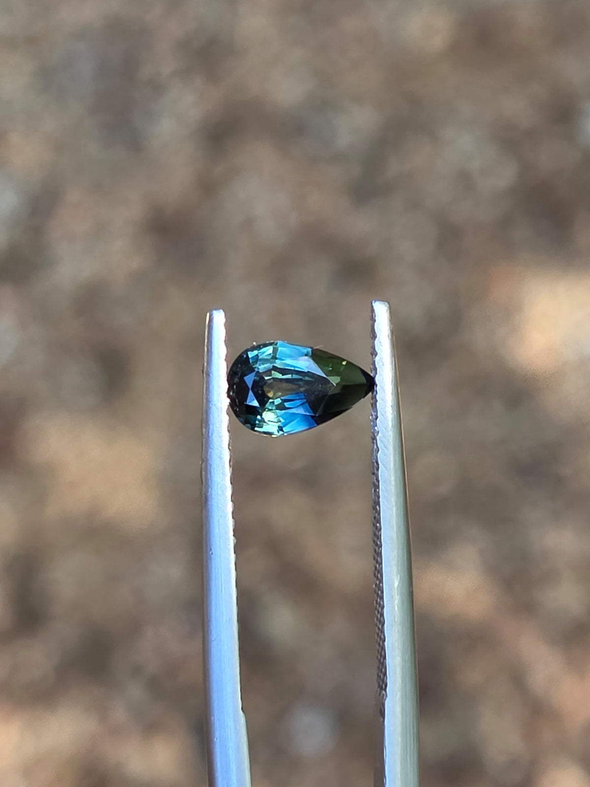 .82ct Pear Blue Parti Sapphire