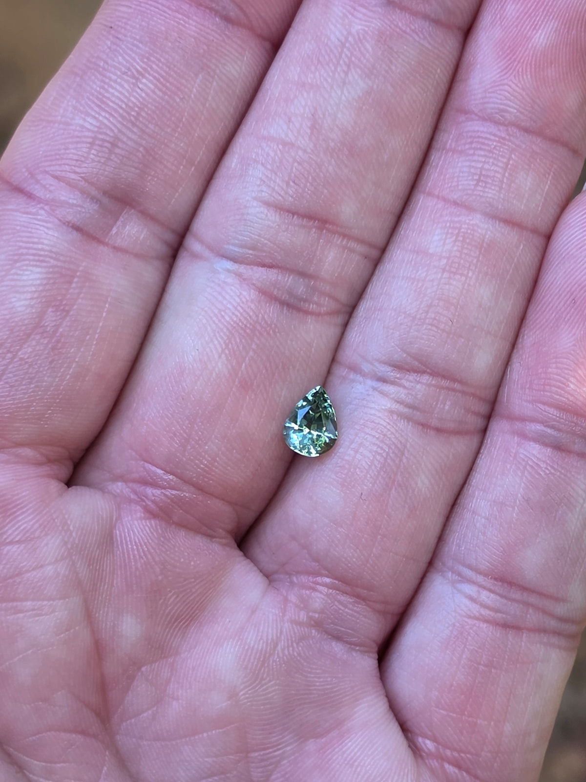 .93ct Pear Blue Parti Sapphire