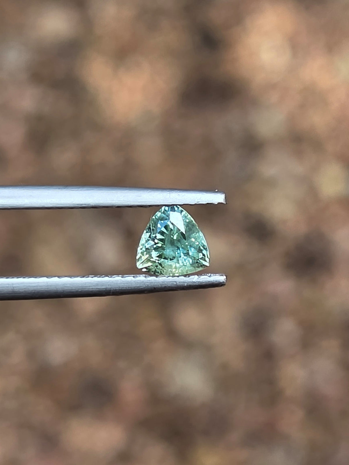 .76ct Trilliant Blue Parti Sapphire