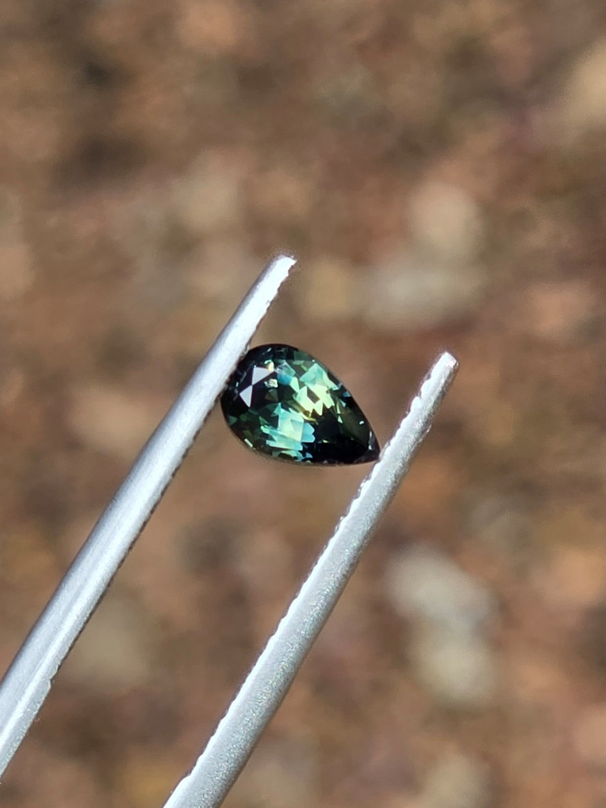 .80ct Pear Blue Sapphire