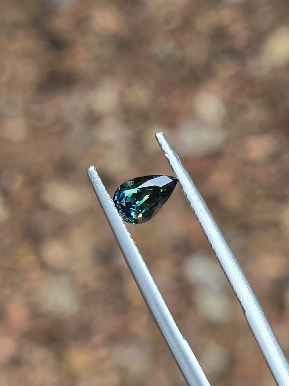 .80ct Pear Blue Sapphire