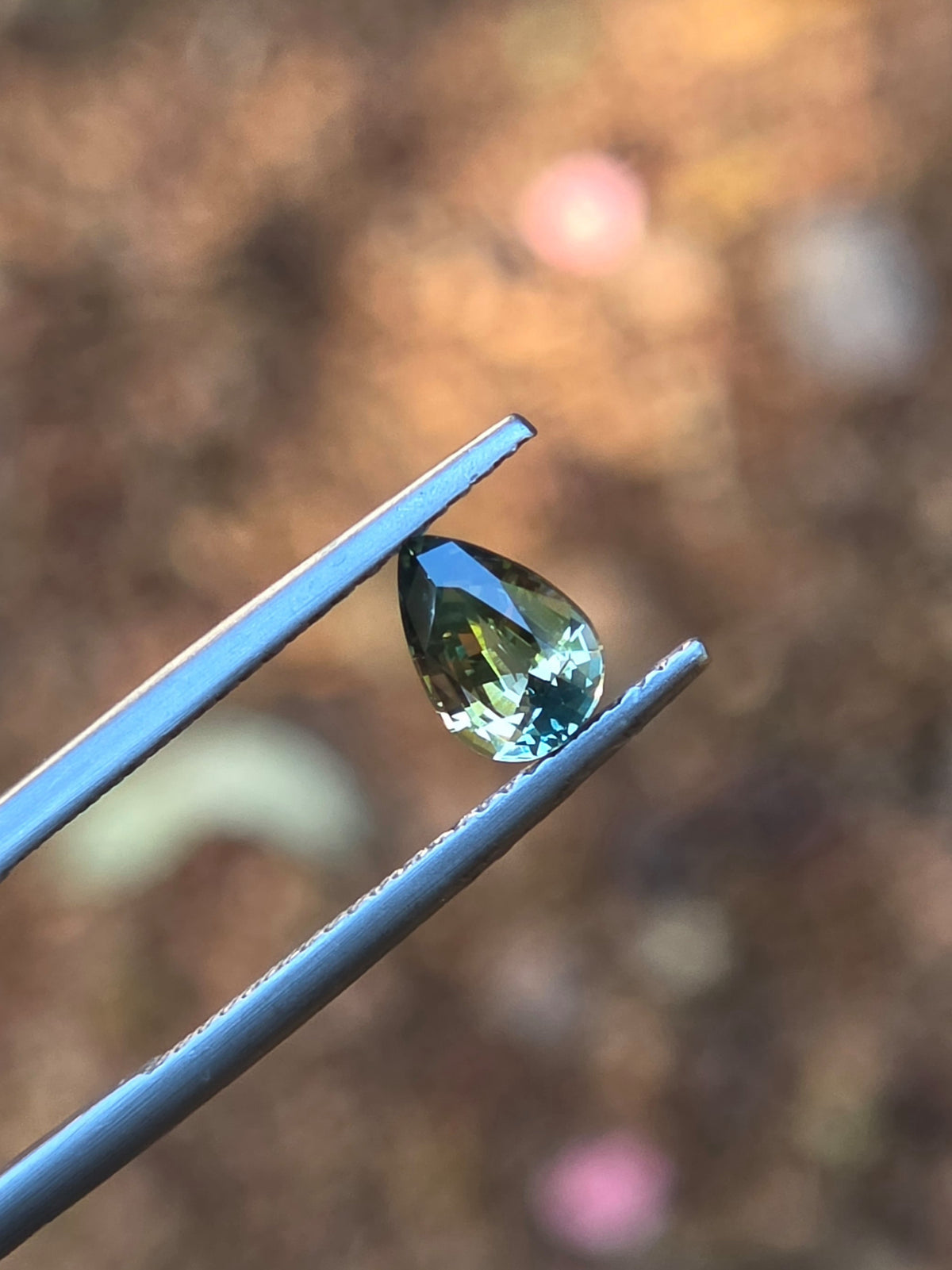 .92ct Pear Blue Parti Sapphire