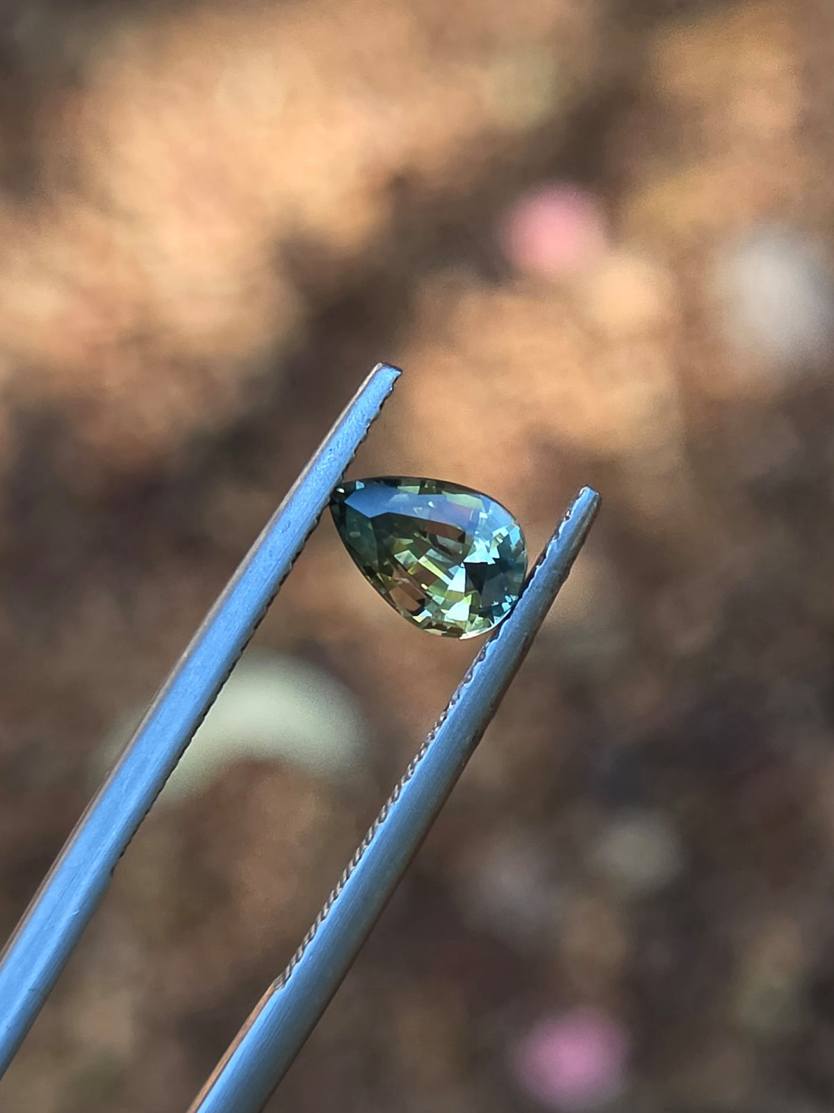 .92ct Pear Blue Parti Sapphire