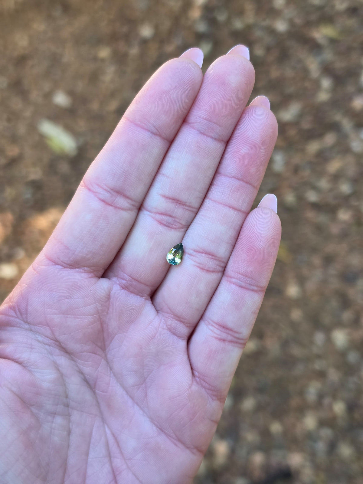 .92ct Pear Blue Parti Sapphire