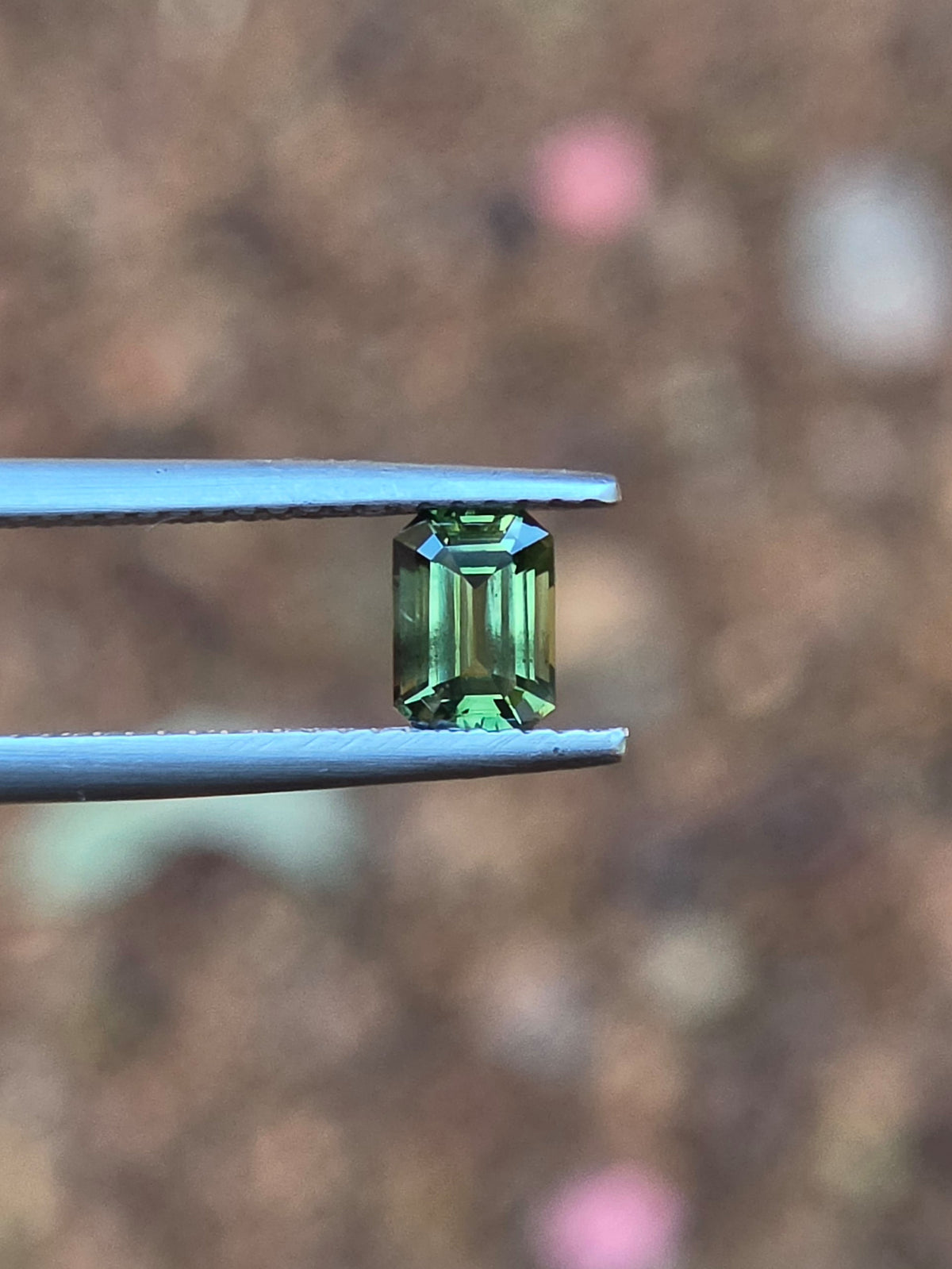 .76ct Emerald Green Parti Sapphire