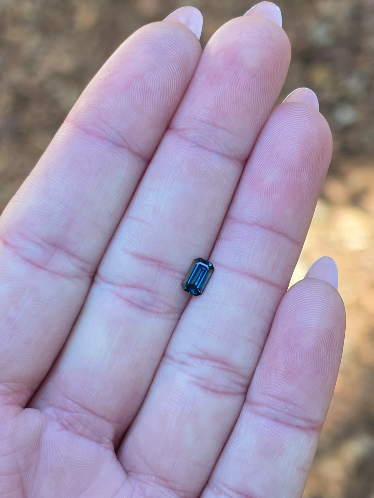 .80ct Emerald Blue Parti Sapphire