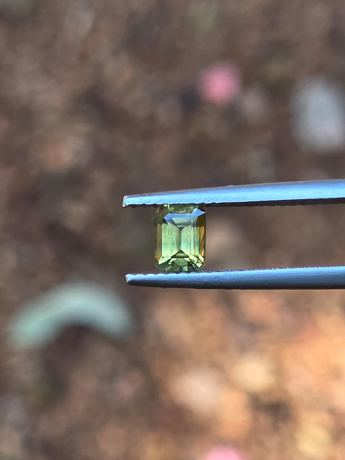 .74ct Emerald Yellow Parti Sapphire