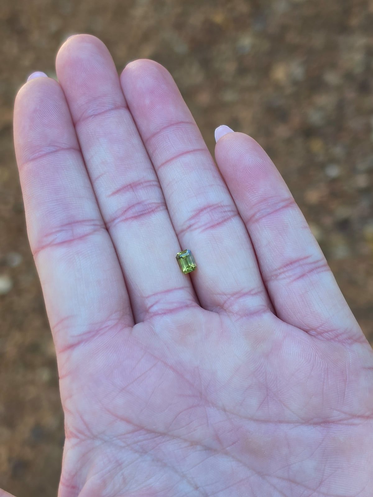 .74ct Emerald Yellow Parti Sapphire