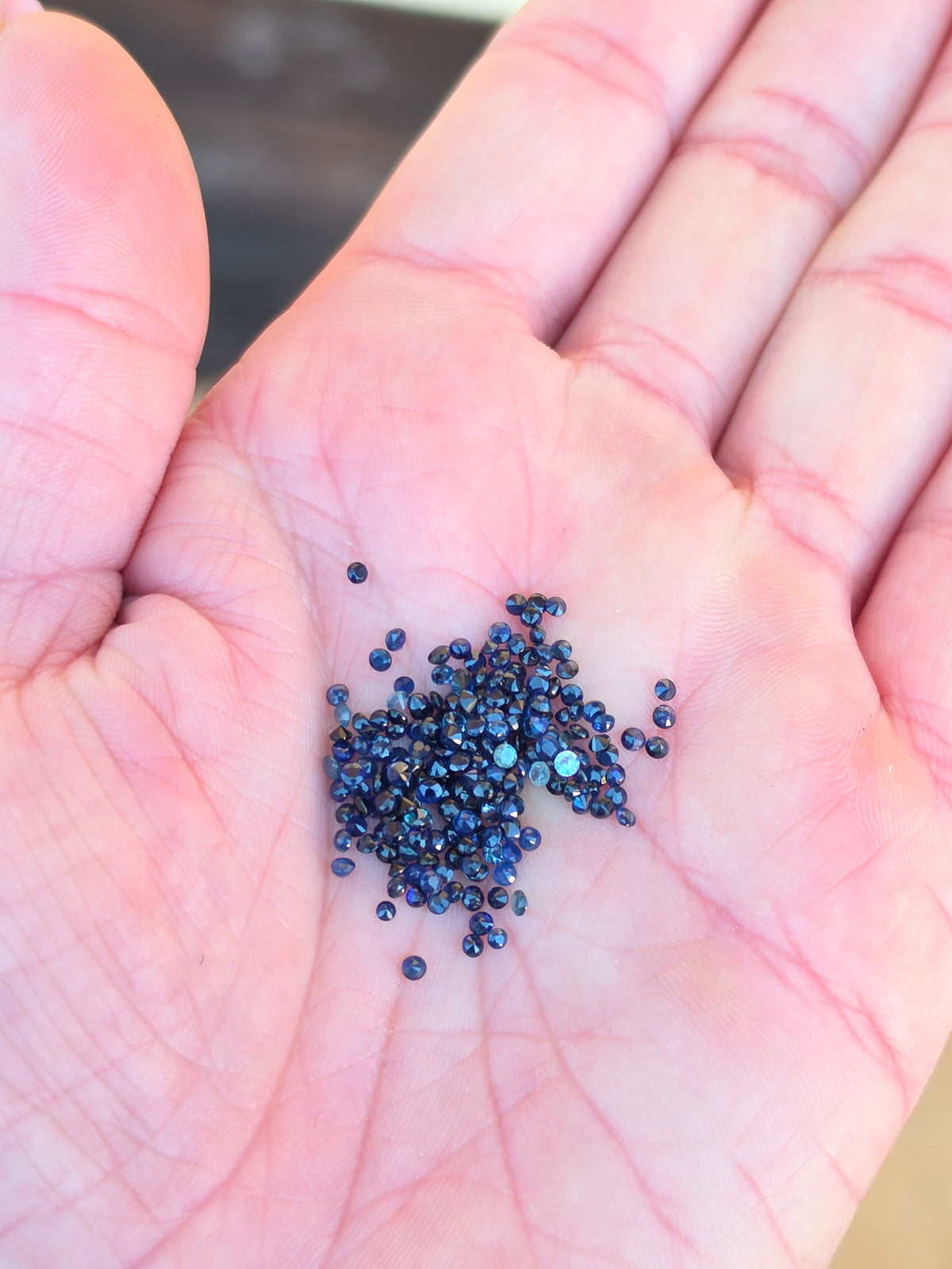 1.7mm - 1.9mm Round Blue Sapphires