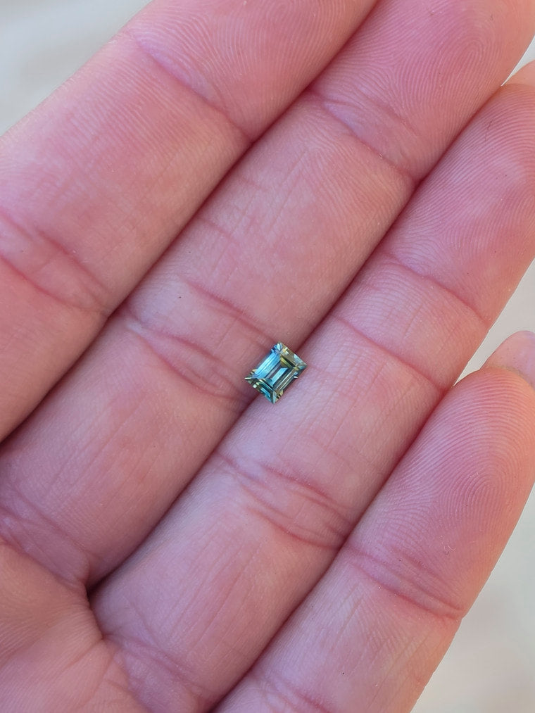 .62ct Emerald Blue Parti Sapphire