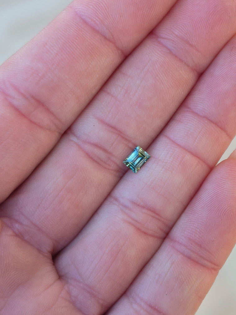.62ct Emerald Blue Parti Sapphire