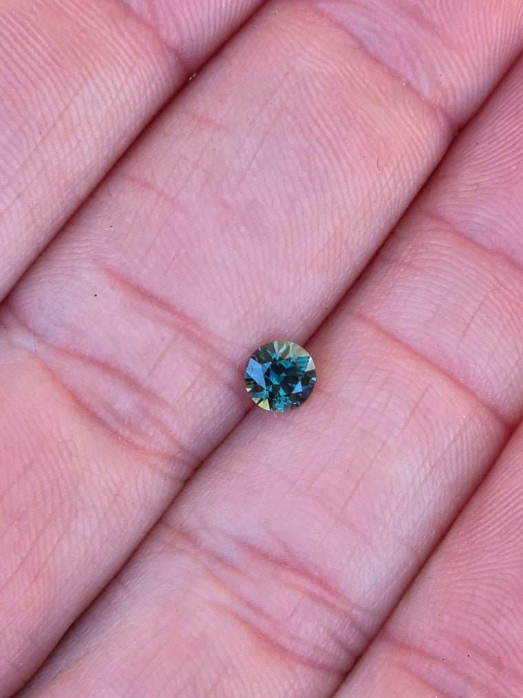 .46ct Round Blue Parti Sapphire