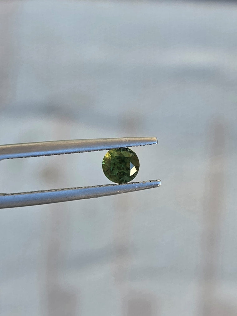 .60ct Round Green Sapphire