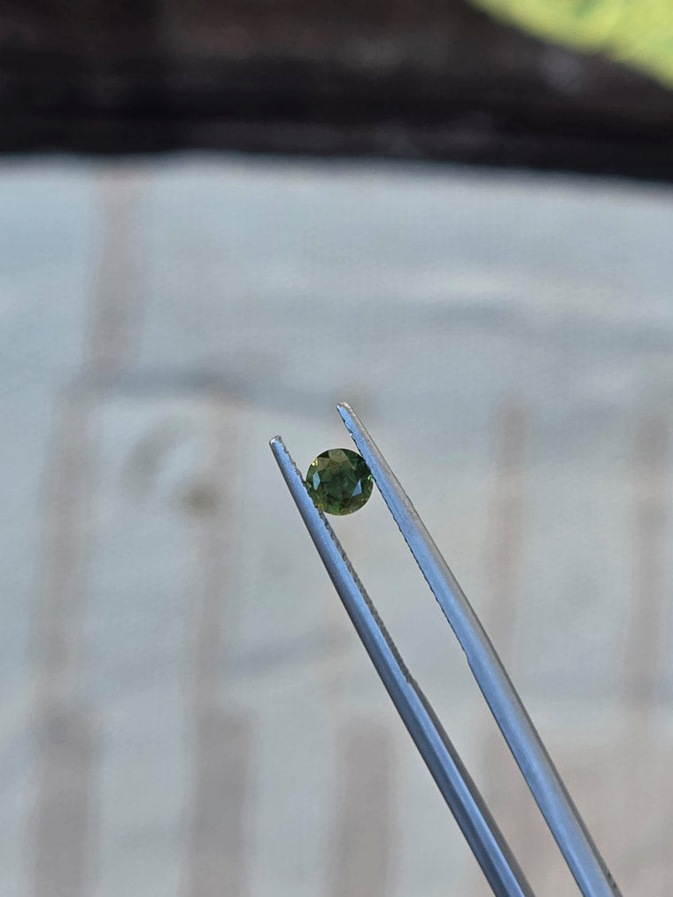 .60ct Round Green Sapphire