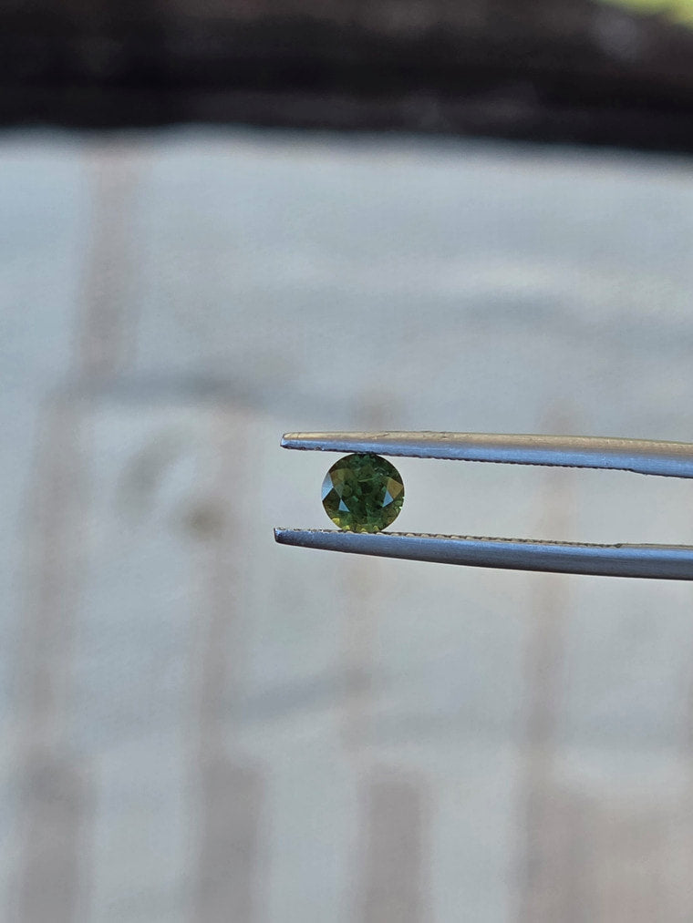 .60ct Round Green Sapphire