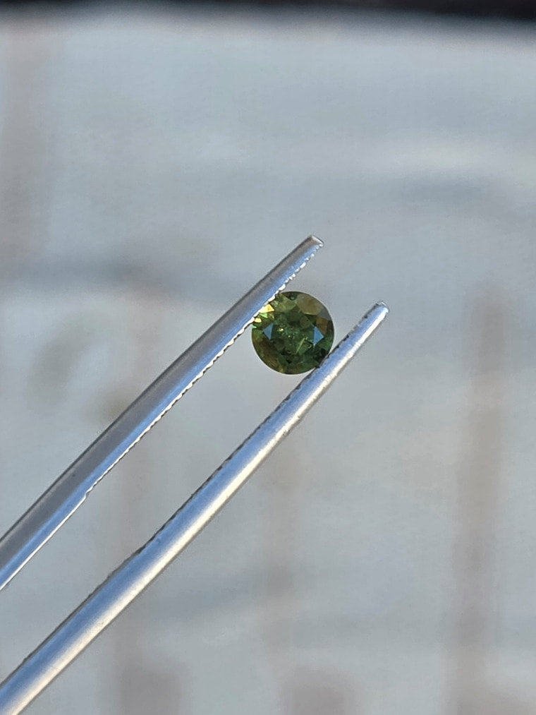.60ct Round Green Sapphire