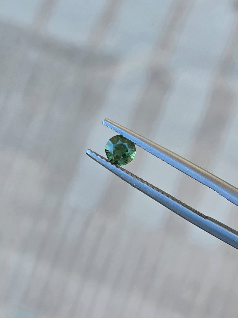 .40ct Round Green Sapphire