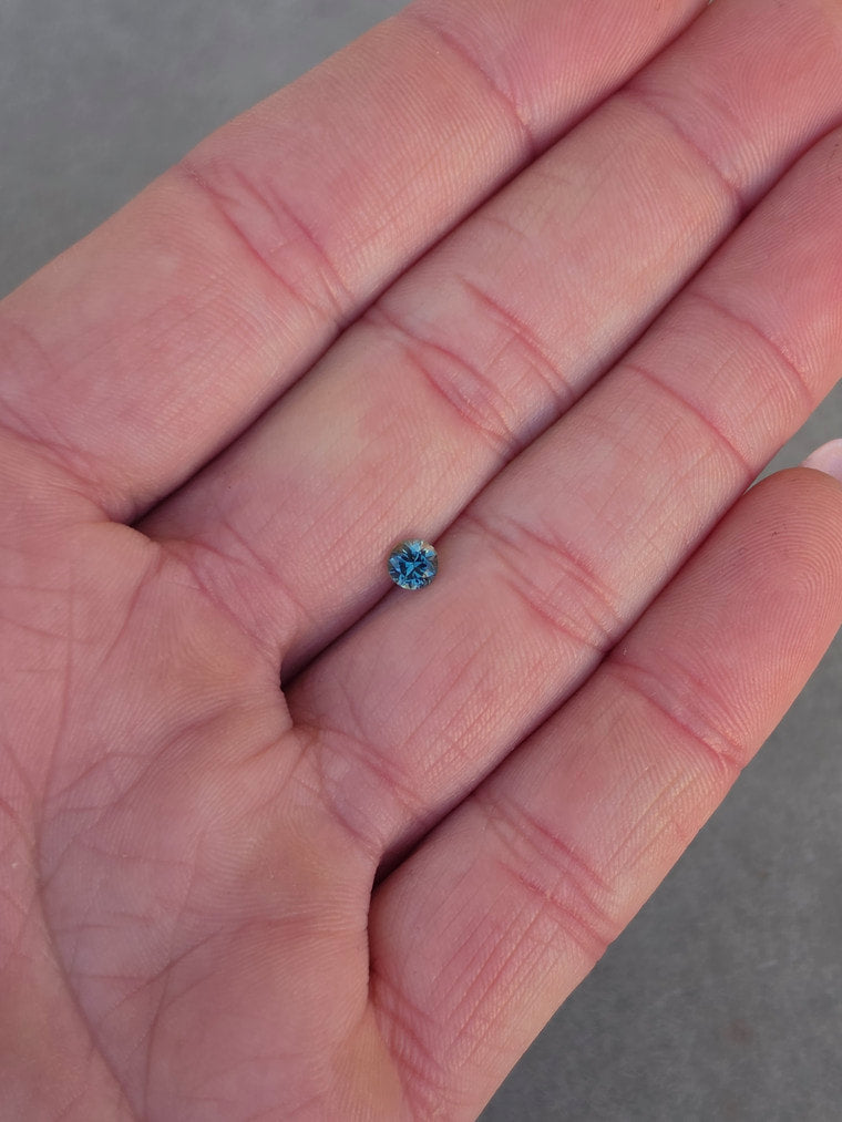 .21ct Round Blue Sapphire