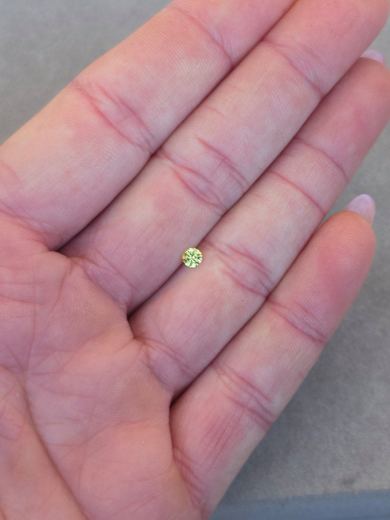 .20ct Round Yellow Sapphire