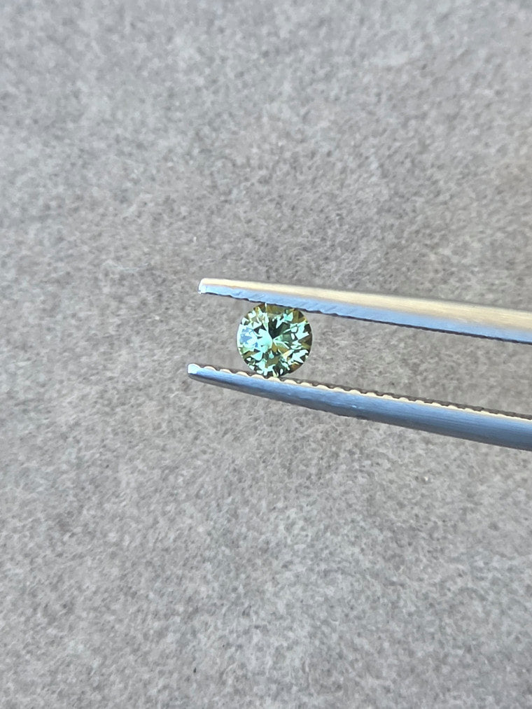 .21ct Round Green Sapphire