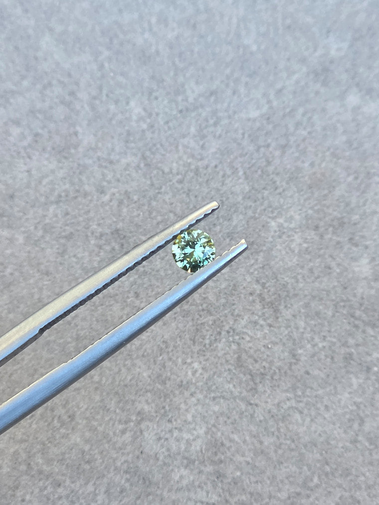 .21ct Round Green Sapphire