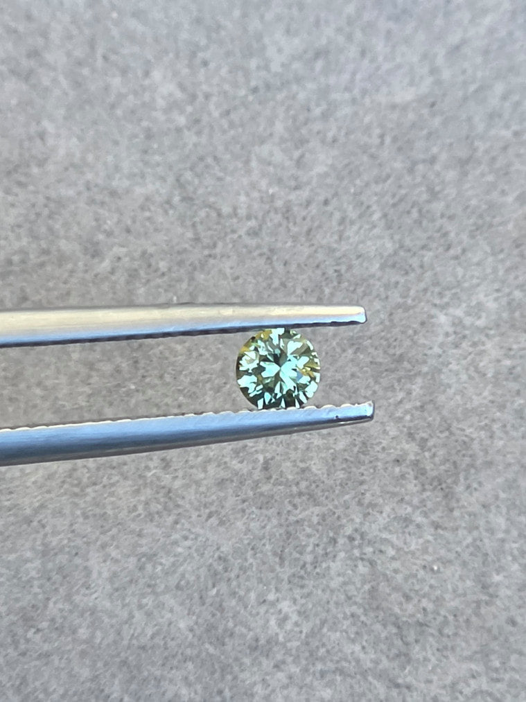 .21ct Round Green Sapphire