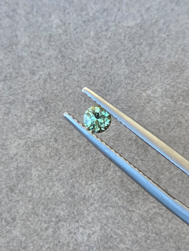 .21ct Round Green Sapphire