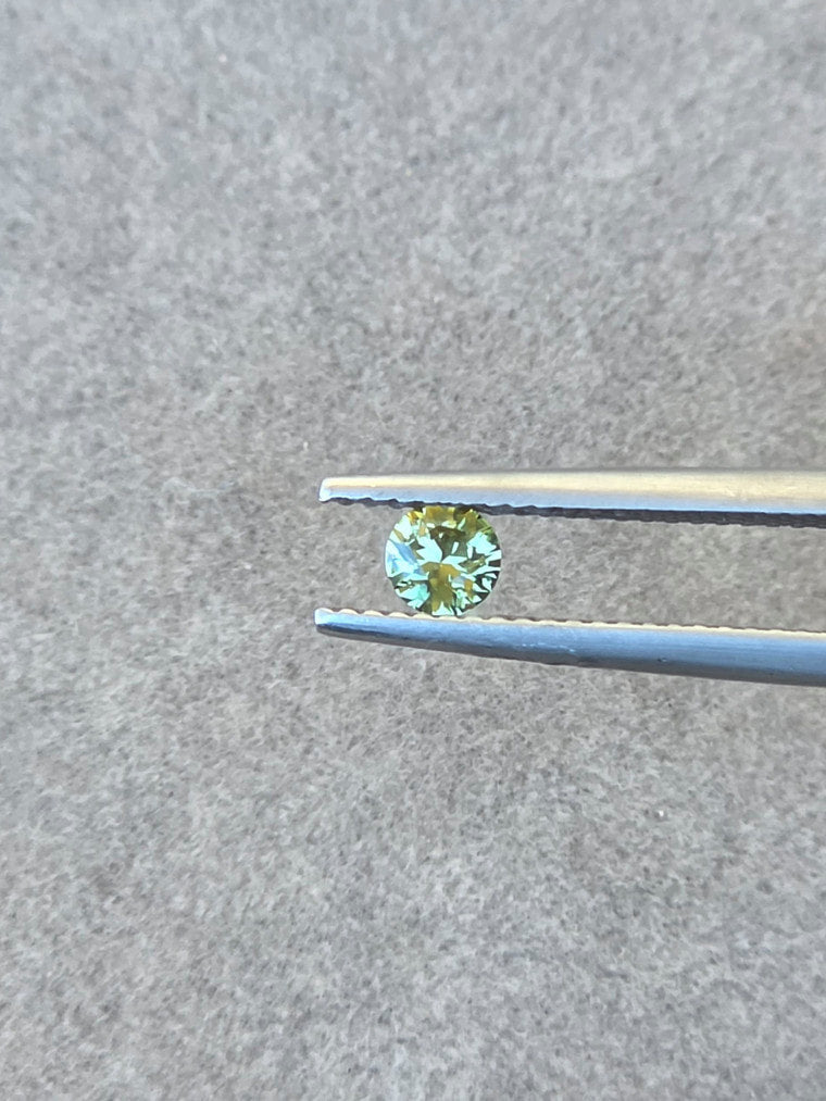 .21ct Round Green Sapphire