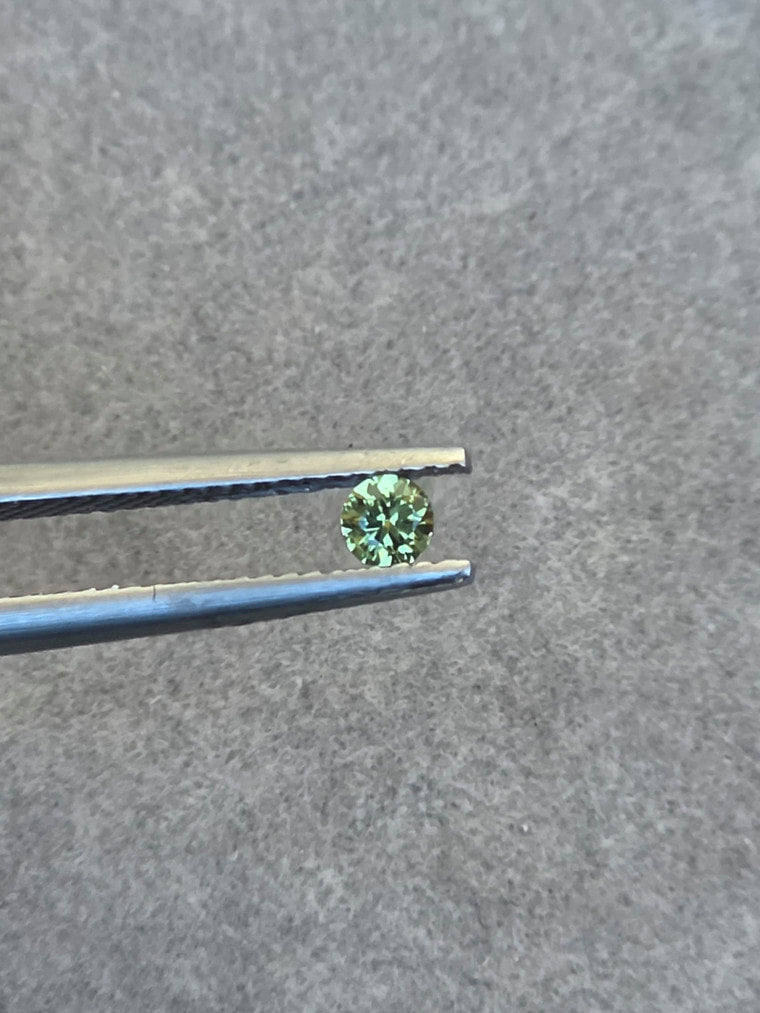 .17ct Round Green Sapphire