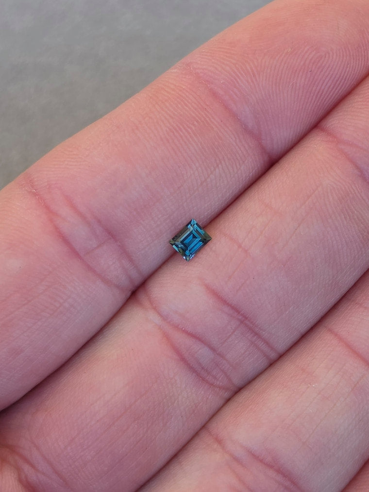 .30ct Emerald Blue Sapphire