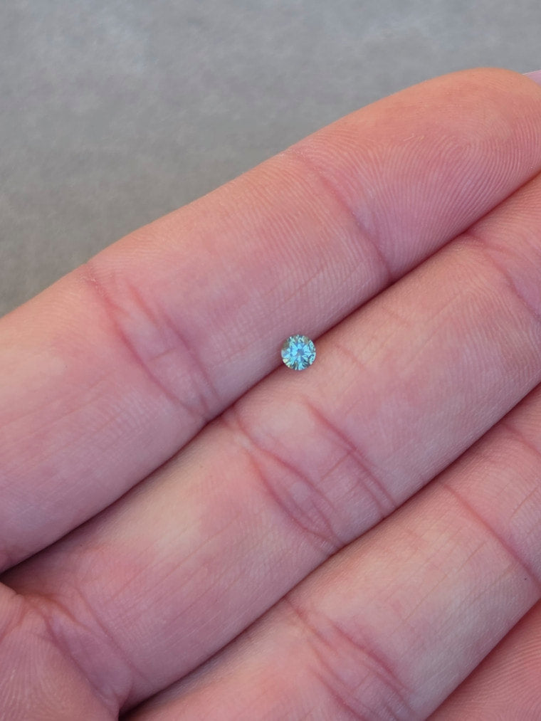 .14ct Round Blue Sapphire