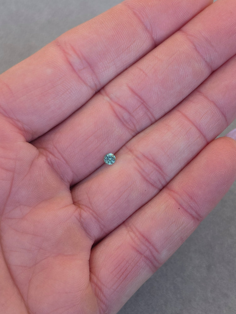 .14ct Round Blue Sapphire