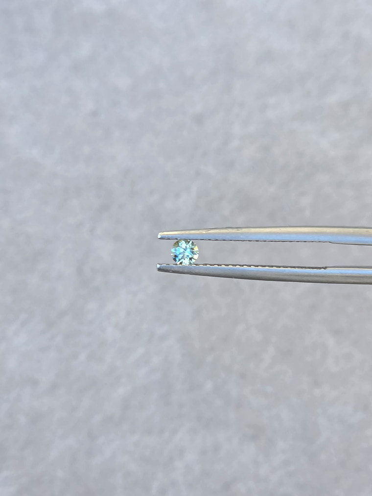 .13ct Round Blue Sapphire