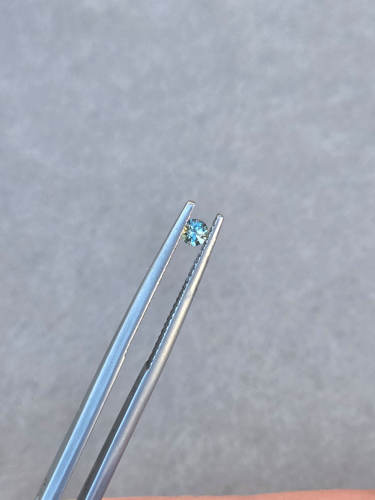 .13ct Round Blue Sapphire