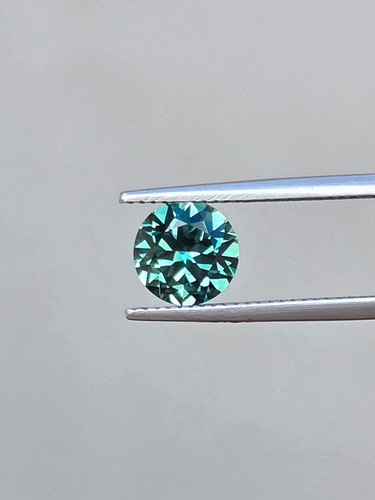 2.51ct Round Teal Parti Sapphire Available