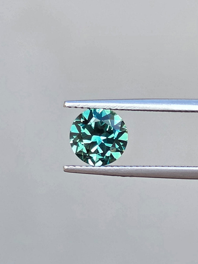 2.51ct Round Teal Parti Sapphire Available