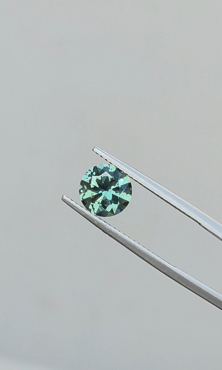 2.51ct Round Teal Parti Sapphire Available