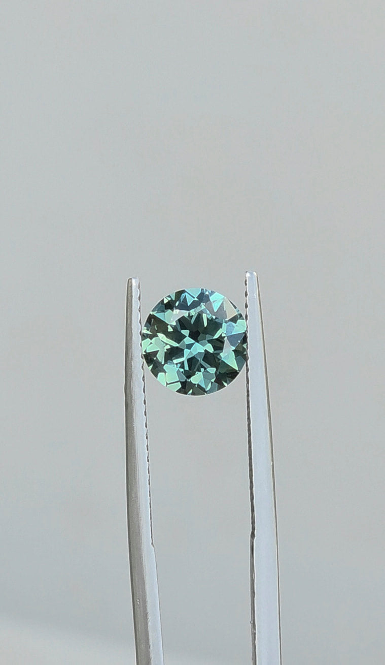 2.51ct Round Teal Parti Sapphire Available