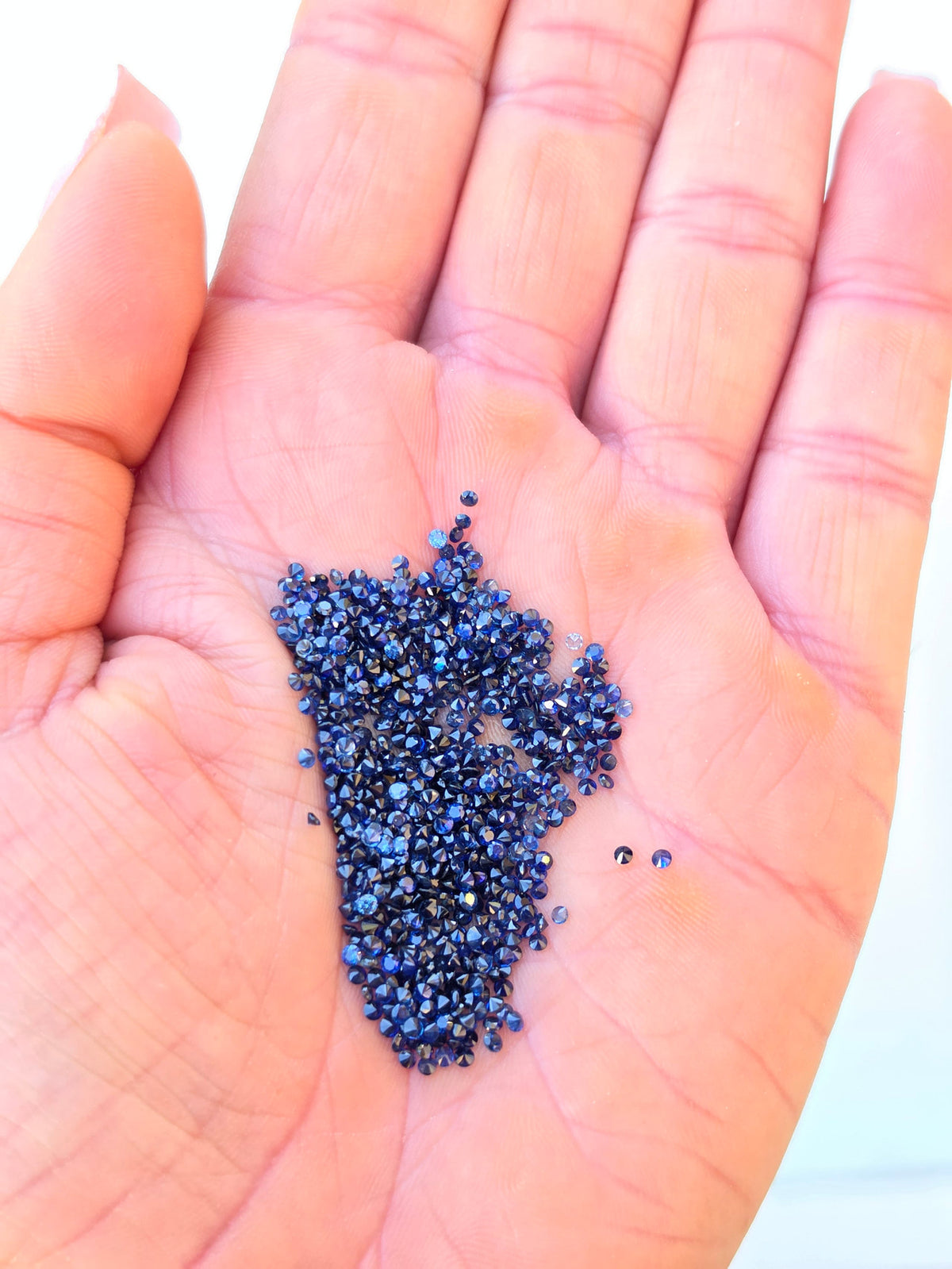 1.7mm Round Blue Sapphires