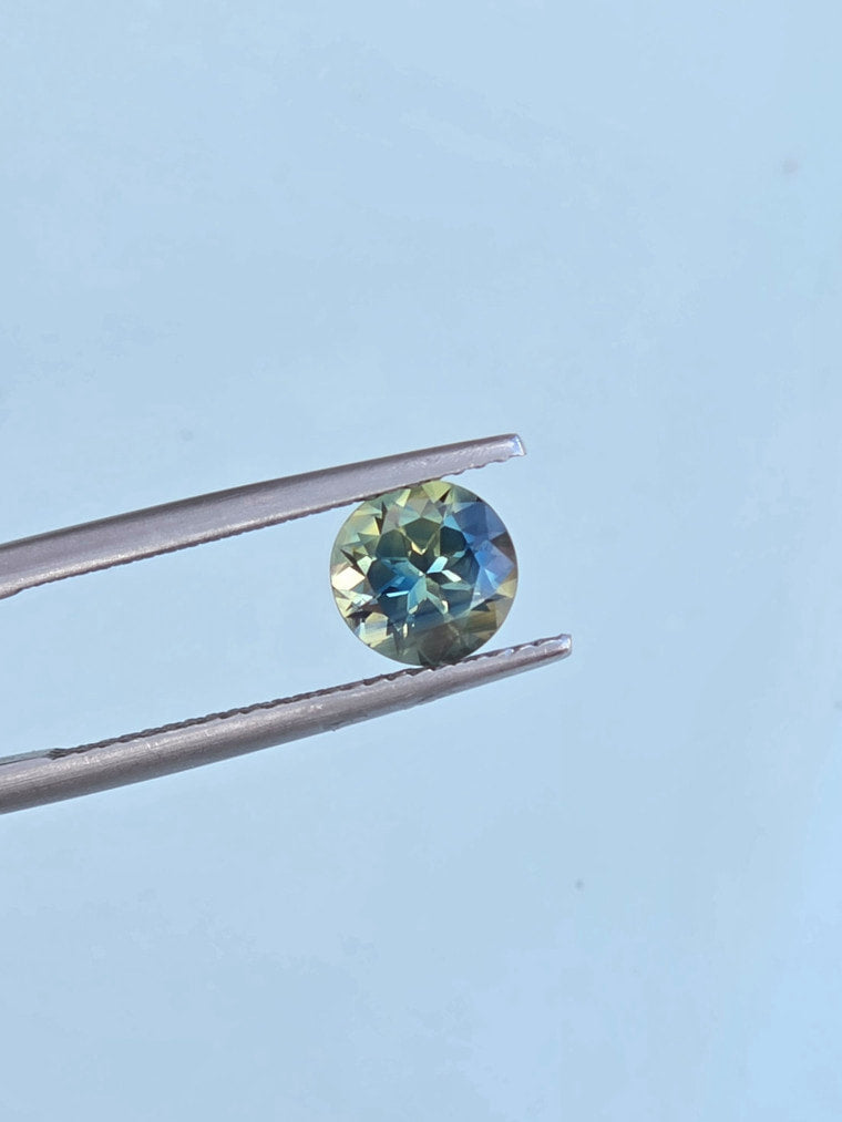 1.52ct Round Blue Parti Sapphire