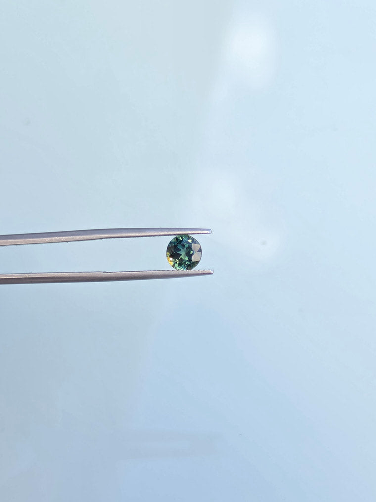 1.43ct Round Teal Sapphire