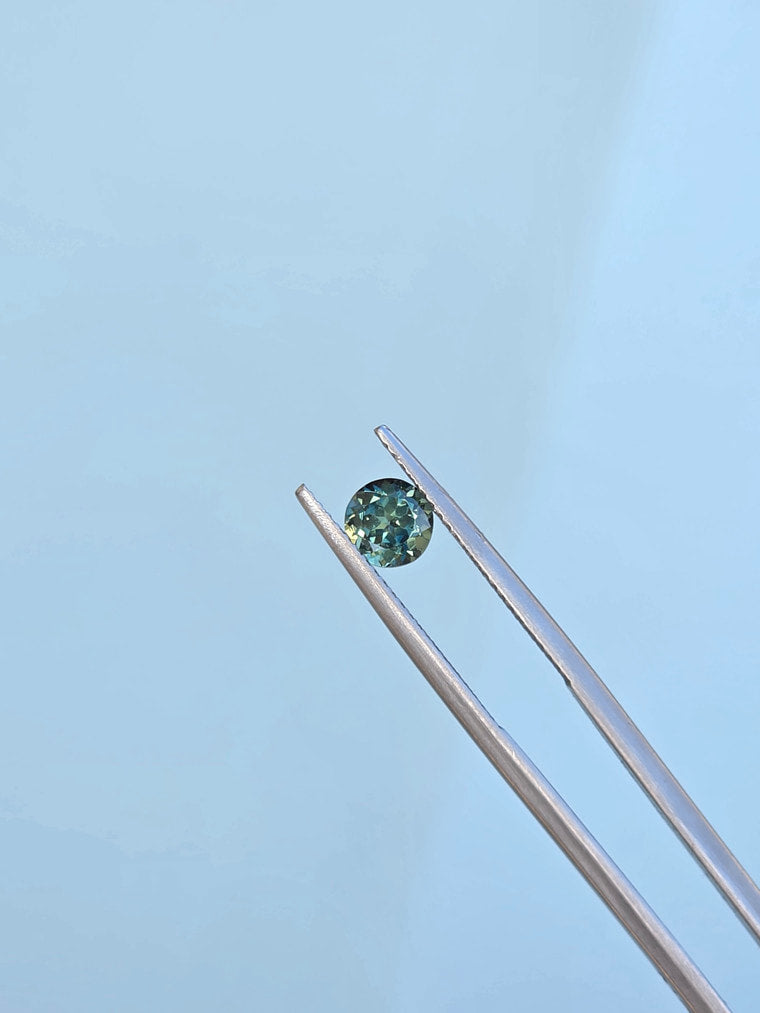 .90ct Round Blue Parti Sapphire