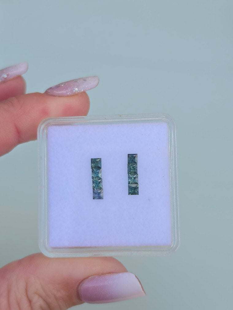 Gradual Sapphire Colour Set in Teals
